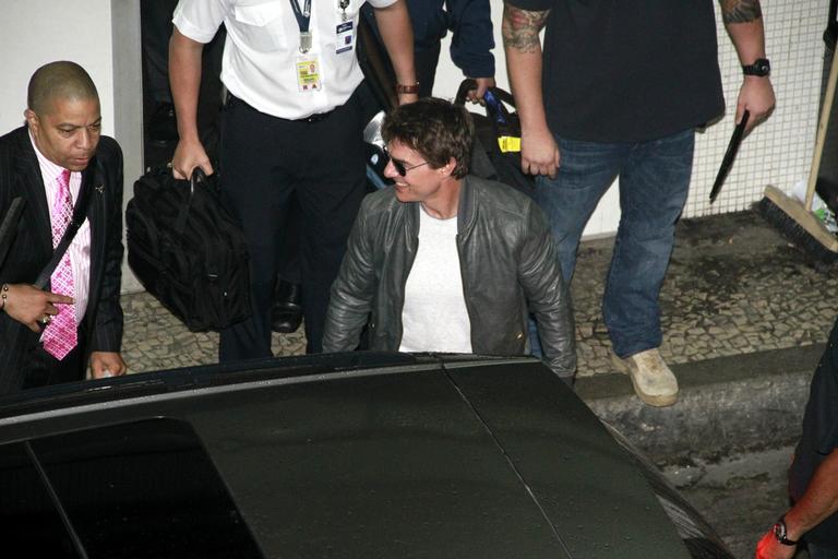 Tom Cruise chega ao Rio de Janeiro