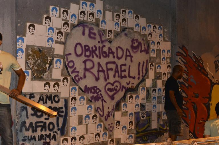Túnel em homenagem a Rafael Mascarenhas, no Rio de Janeiro