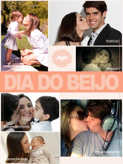 Carol Celico publicou fotos com o marido, Kaká, e os filhos Isabella e Luca