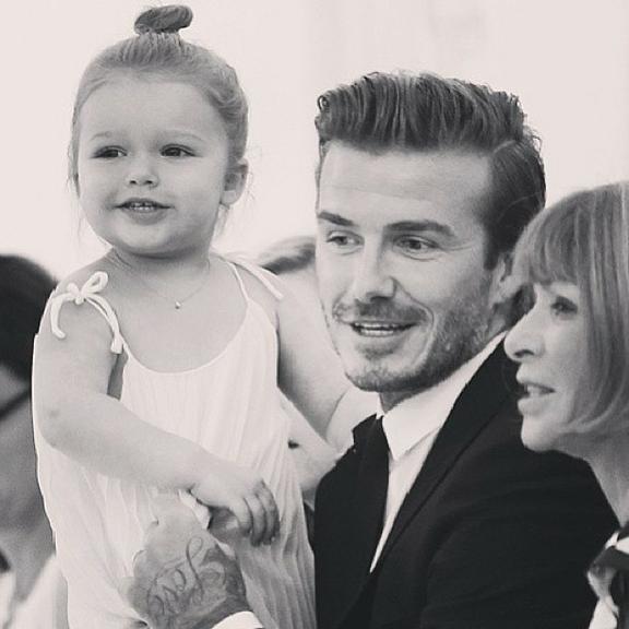 David Beckham, Harper Seven e Anna Wintour 