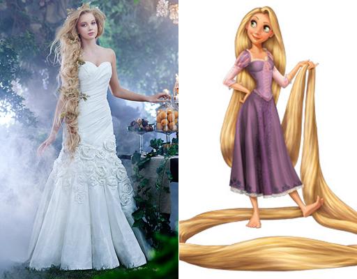 Branca de neve e mais princesas da Disney inspiram coleção de vestidos de noiva