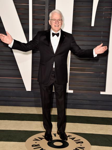 Steve Martin chega para a festa pós Oscar em Beverly Hills