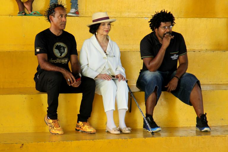 Bianca Jagger visita AfroRaggae