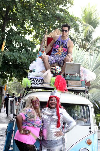 Elenco filma 'Vai Que Cola - O Filme', em Ipanema