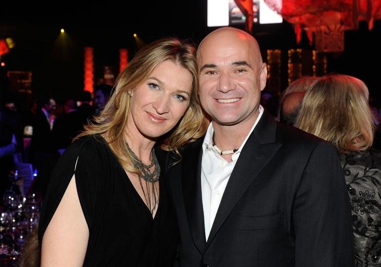  Steffi Graff and Andre Agassi 
