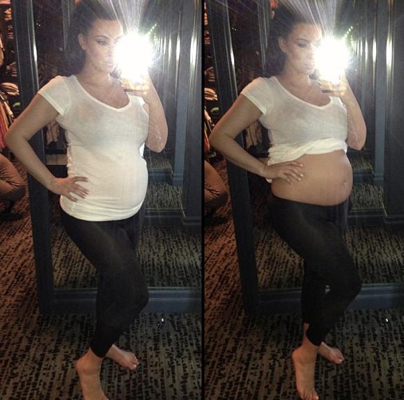 Veja os looks de Kim Kardashian grávida e inspire-se