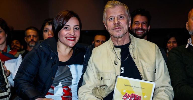 Miguel Falabella se reúne com elenco de novo musical, 'Antes Tarde do que Nunca'