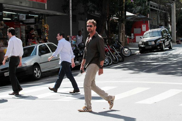 Gerard Butler em São Paulo