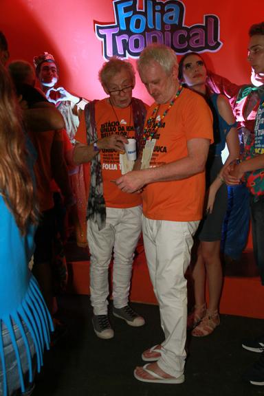 Ian McKellen, astro de X-Men, curte Carnaval no Rio de Janeiro