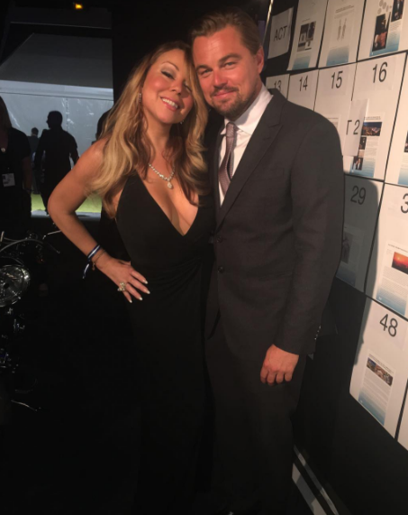 Mariah Carey e Leonardo DiCaprio