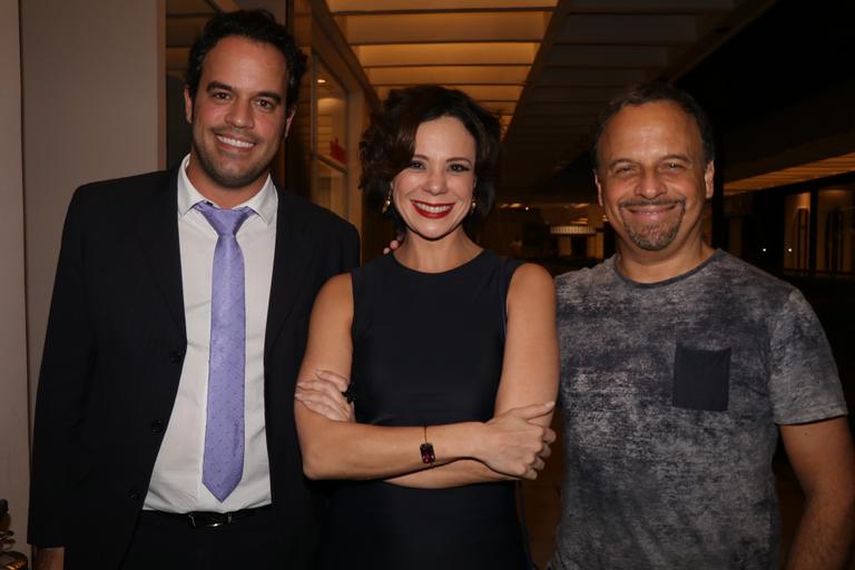 Vinicius Medeiros, Vanessa Gerbelli e Marcos Breda