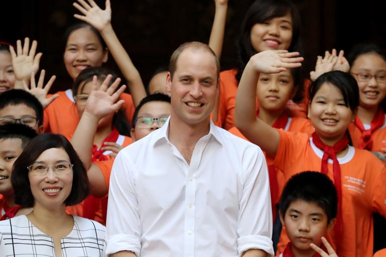 Príncipe William faz alerta sobre extinção das espécies no Vietnã