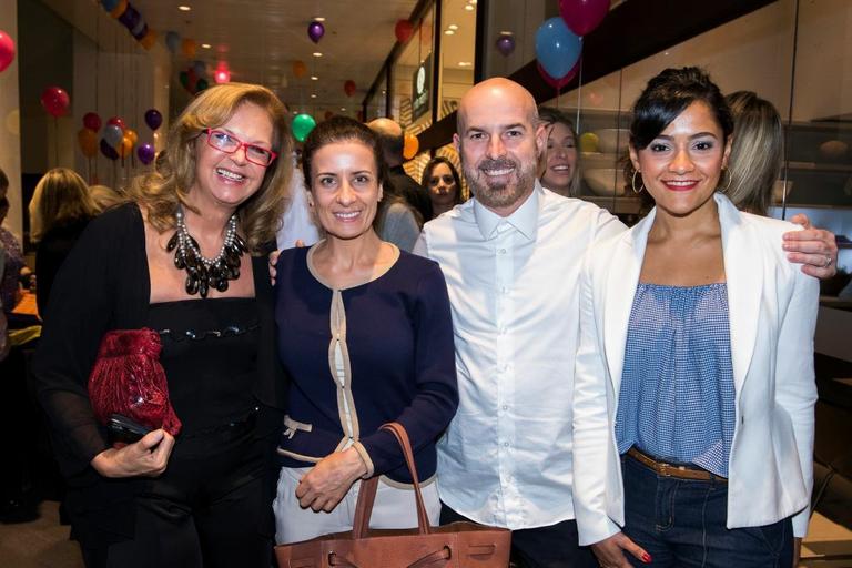 Ana Maria Wey, Alexandra Cabral, Marcelo Magnani e Maria Carolina Boiani