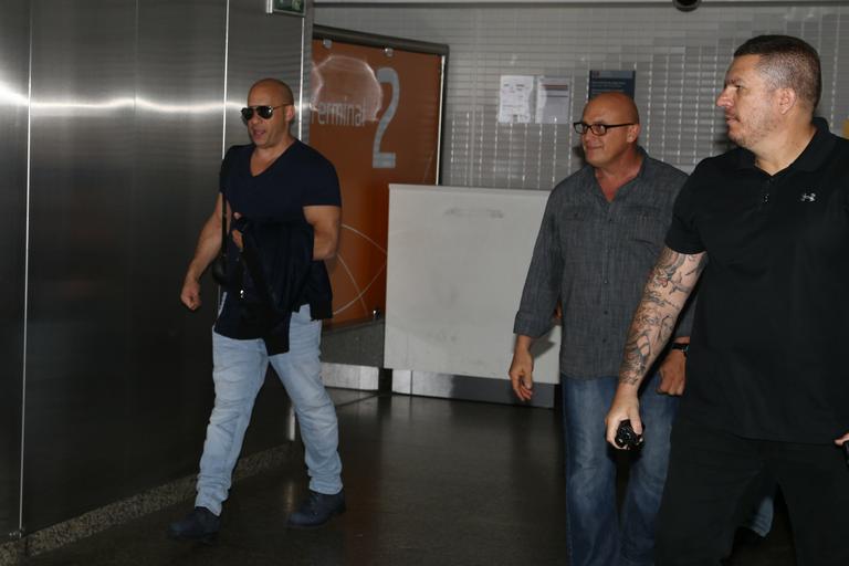 Vin Diesel chega ao Brasil