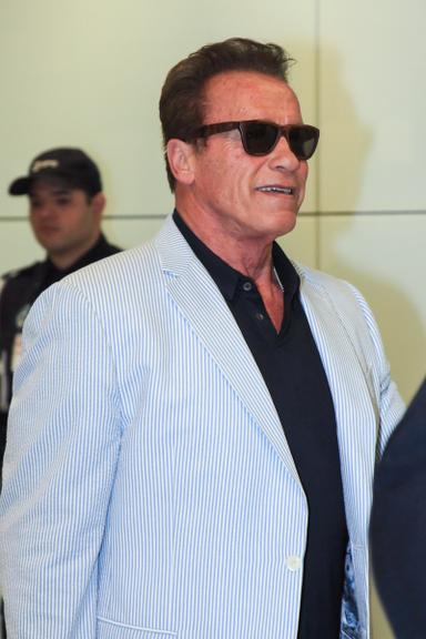 Arnold Schwarzenegger desembarca no Brasil 