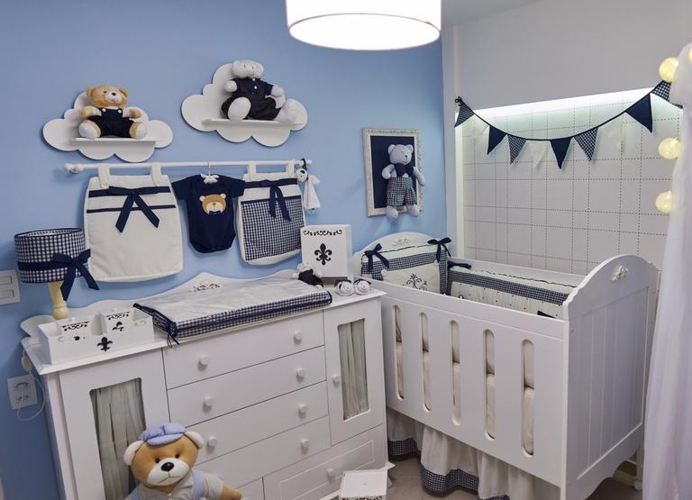 Aline Dias mostra a decoração do quarto de seu primeiro filho