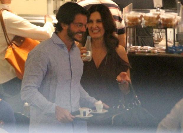 O casal foi visto em shopping no Rio