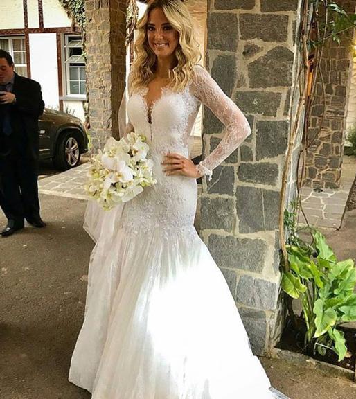 O vestido de casamento de Ticiane Pinheiro
