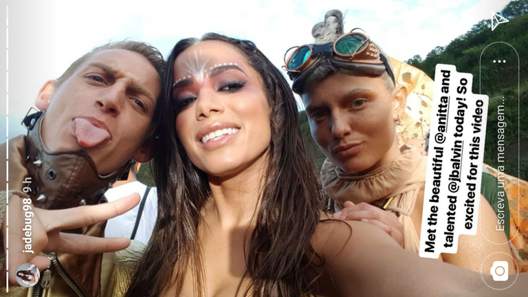 Anitta grava clipe na Colômbia