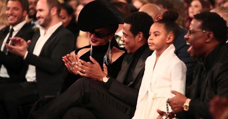 Blue Ivy pede “calma” para Beyoncé e Jay-Z no Grammy 