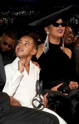 Blue Ivy pede “calma” para Beyoncé e Jay-Z no Grammy 