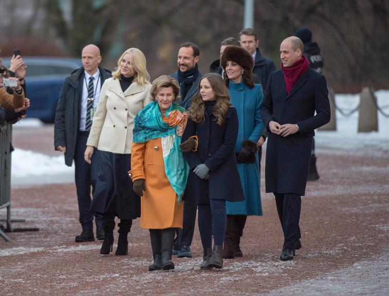 Príncipe William e Kate Middleton na Noruega