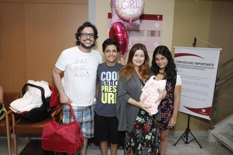 Lucio Mauro Filho e sua família