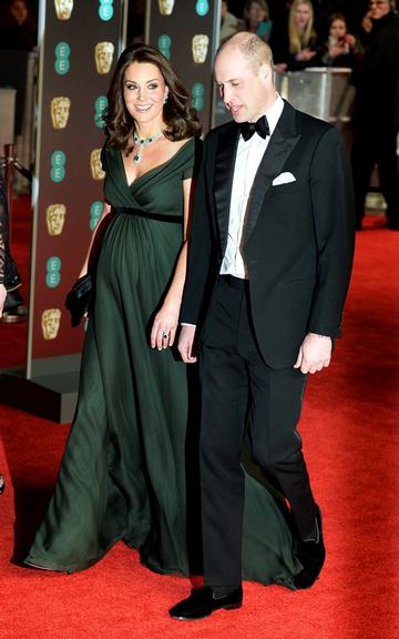 Kate Middleton escolhe vestido verde para o Bafta