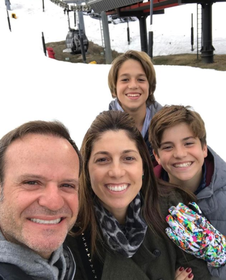 Rubens Barrichello em família