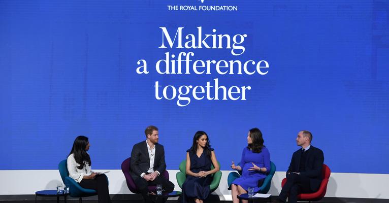 Meghan Marklen :1° evento oficial com Kate Middleton  e o Príncipe William