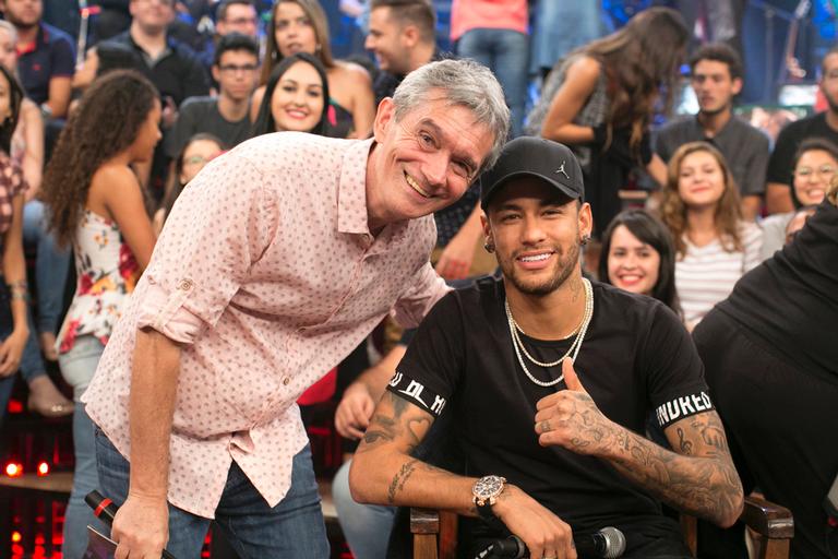 Neymar grava participação no Altas Horas