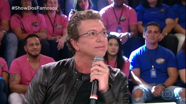 Boninho participa como jurado do Show dos Famosos no Domingão do Faustão