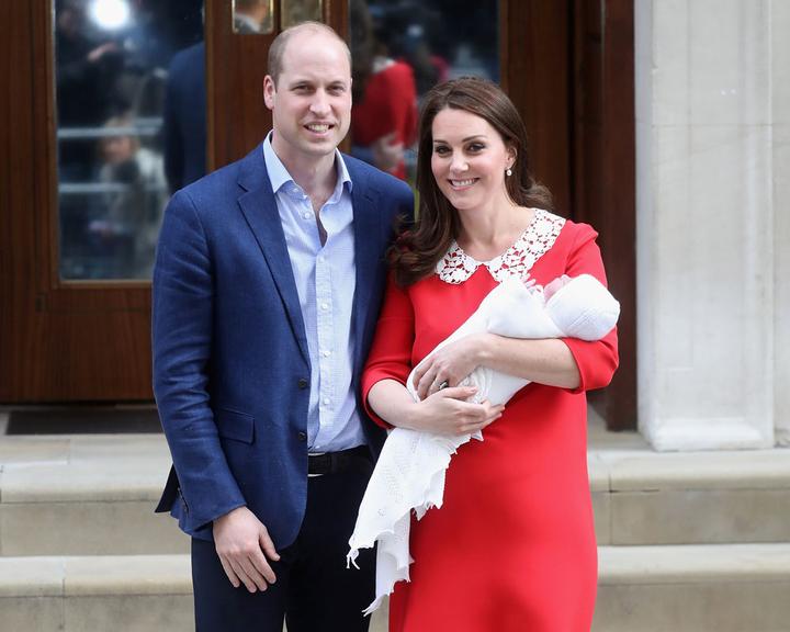 Nascimento do novo bebê real, terceiro filho de príncipe William e Kate Middleton