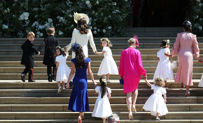 As damas de honra e os pajens do casamento do príncipe Harry e de Meghan Markle