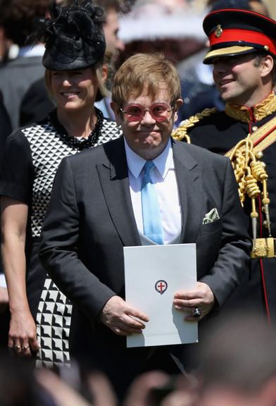 Elton John no casamento do príncipe Harry com Meghan Markle