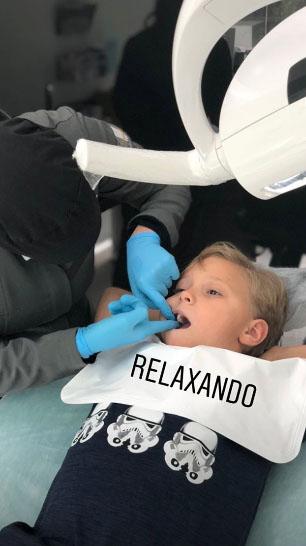 Davi Lucca, filho de Neymar, coloca aparelho nos dentes e aprova o resultado