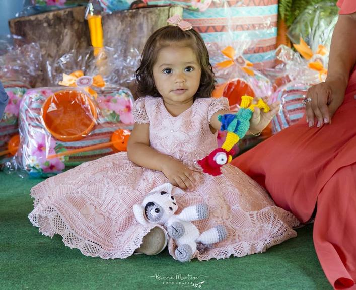 Juliana Alves faz festão de aniversário para filha, Yolanda