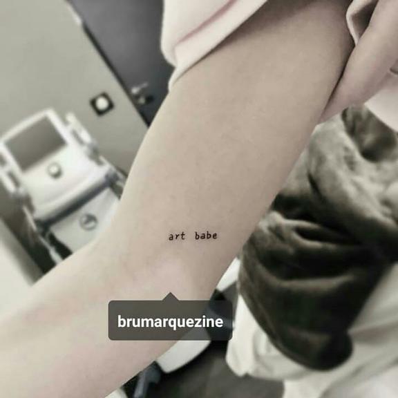 Tatuagem de Bruna Marquezine