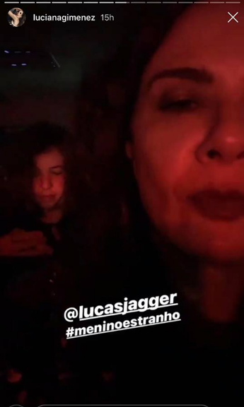 Luciana Gimenez e Lucas Jagger