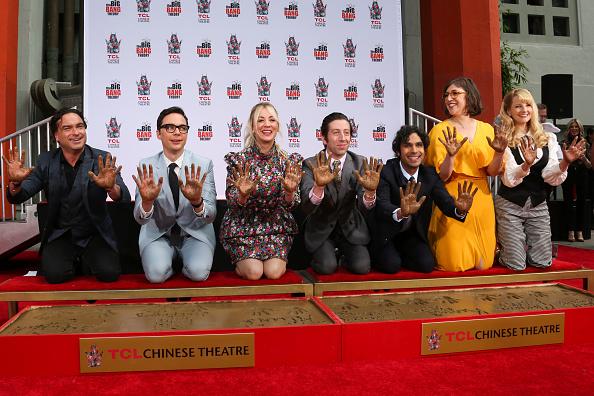 Elenco de ''The Big Bang Theory''- Calçada da fama