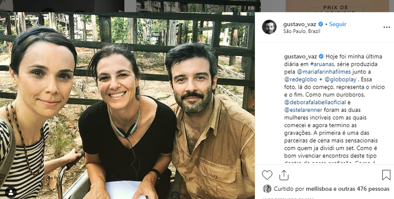 Gustavo Vaz pode ser pivô da separação de Débora Falabella e Murilo Benício, diz jornal