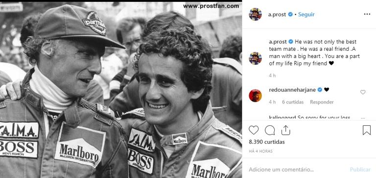 Famosos lamentam a morte de Niki Lauda, tricampeão da F1
