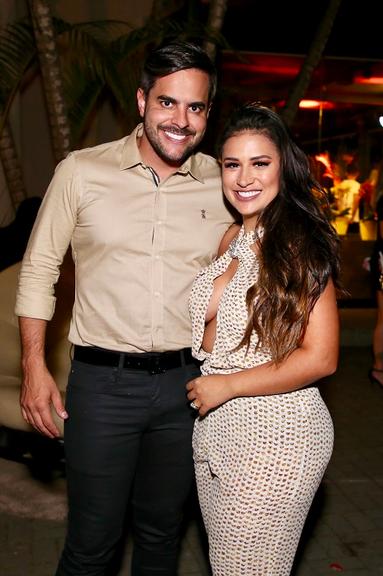 Kaká Diniz e Simone na festa de 37 anos da Simaria
