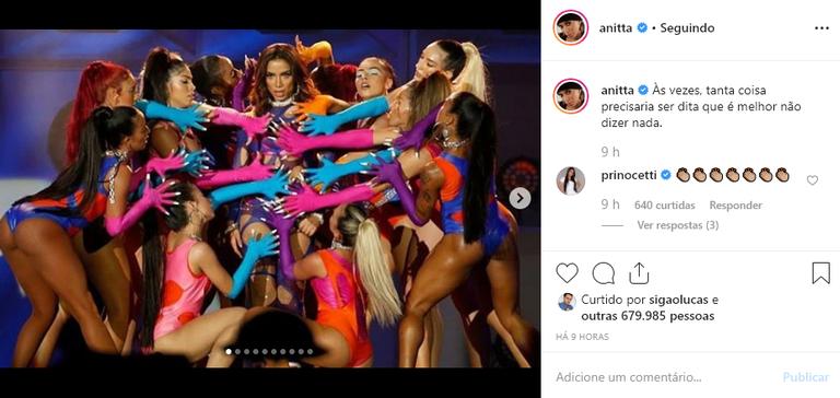 Anitta fala sobre Rock in Rio nas redes socias