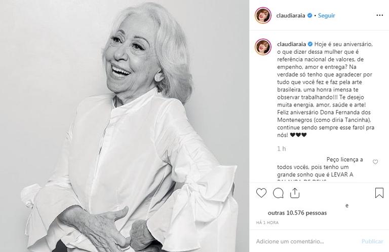 Fernanda Montenegro completa 90 anos e ganha homenagens