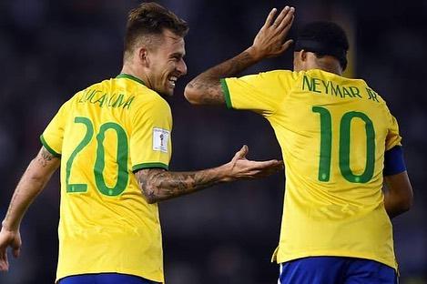 Neymar parabeniza Lucas Lima relembrando momentos especiais com o jogador