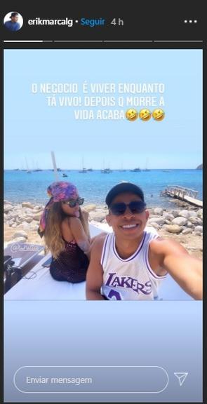 Neymar Jr. e Anitta estão curtindo férias em Ibiza juntos