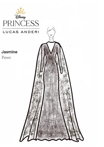 Lucas Anderi se inspira nas Princesas da Disney em nova coleção de vestidos