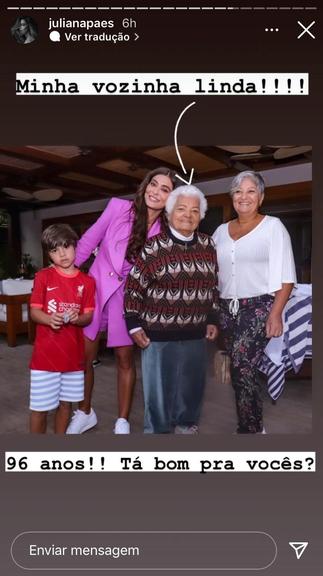 Juliana Paes celebra aniversário do filho Antônio