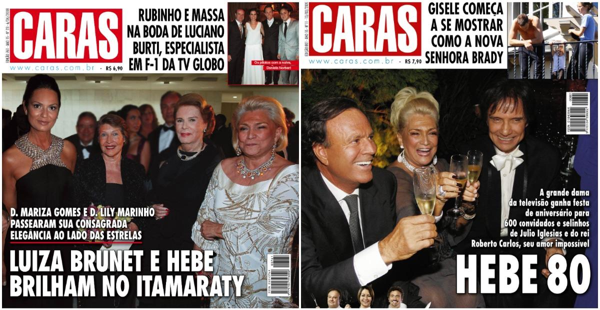 Hebe Camargo na Revista CARAS